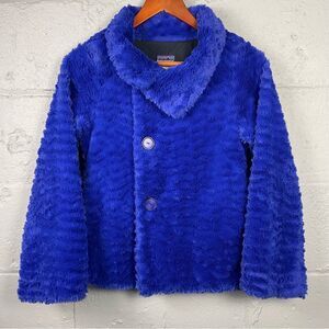 Patagonia Pelage Faux Fur Jacket Girls Size 12/L